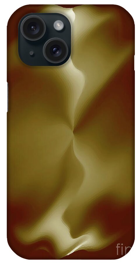 Abstract iPhone Case featuring the digital art Abstract Spirit by Delynn Addams