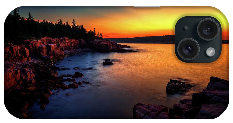 Acadia National Park iPhone Case featuring the photograph Acadia Twilight 1864 by Greg Hartford