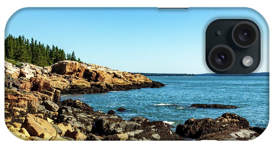 Acadia iPhone Case featuring the photograph Acadia National Park Coast by Amelia Pearn