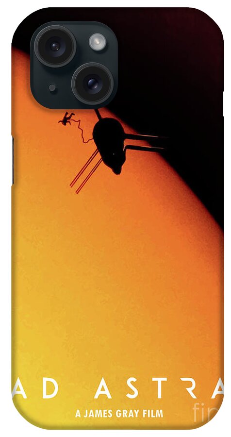 Movie Poster iPhone Case featuring the digital art Ad Astra by Bo Kev