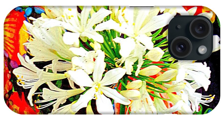 Agapanthus iPhone Case featuring the photograph Agapanthus And Friends by VIVA Anderson