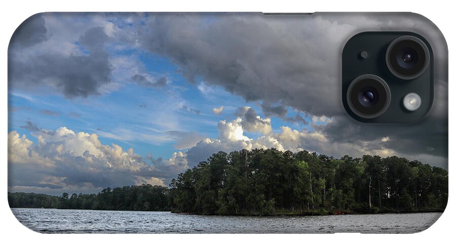 Lake iPhone Case featuring the photograph Airport Island Cloud Bath by Ed Williams