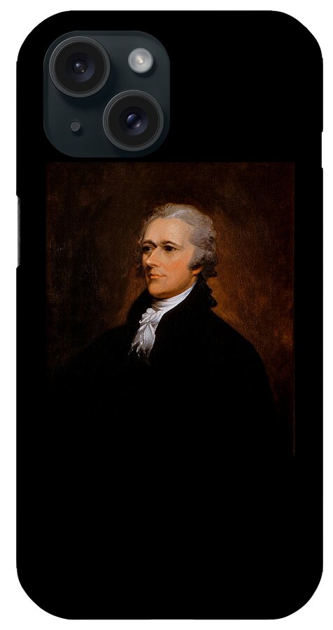 Alexander Hamilton iPhone Case featuring the painting Alexander Hamilton by War Is Hell Store
