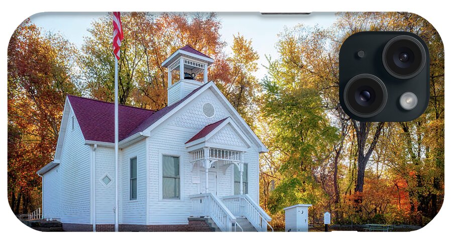 One Room Schoolhouse iPhone Case featuring the photograph Alexander School - Jasper, Indiana by Susan Rissi Tregoning