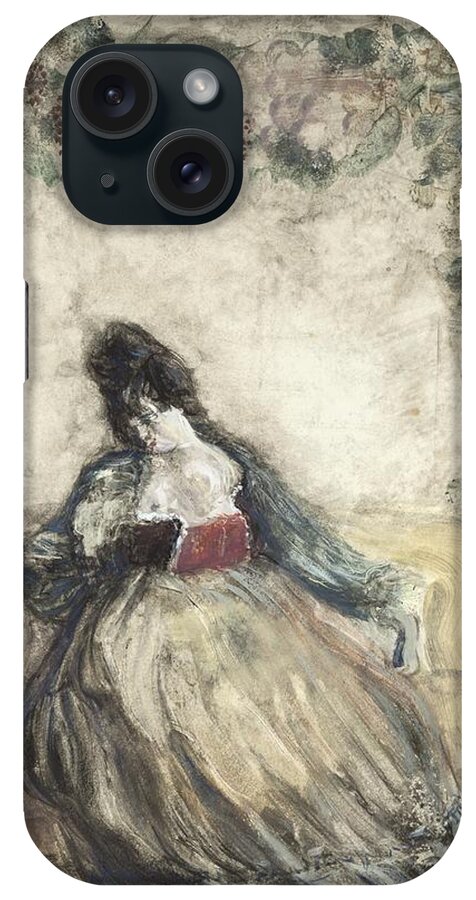 Cityscape iPhone Case featuring the painting Alfred Kubin Siesta by Alfred