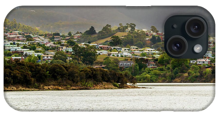 Tasmania iPhone Case featuring the photograph Along the Derwent River, Tasmania, Australia by Elaine Teague