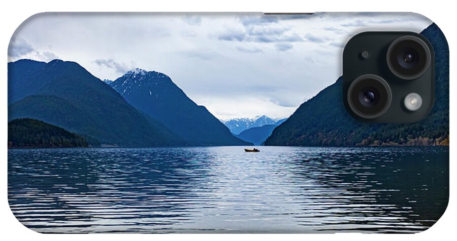 _books iPhone Case featuring the photograph Alouette Lake by Tommy Farnsworth