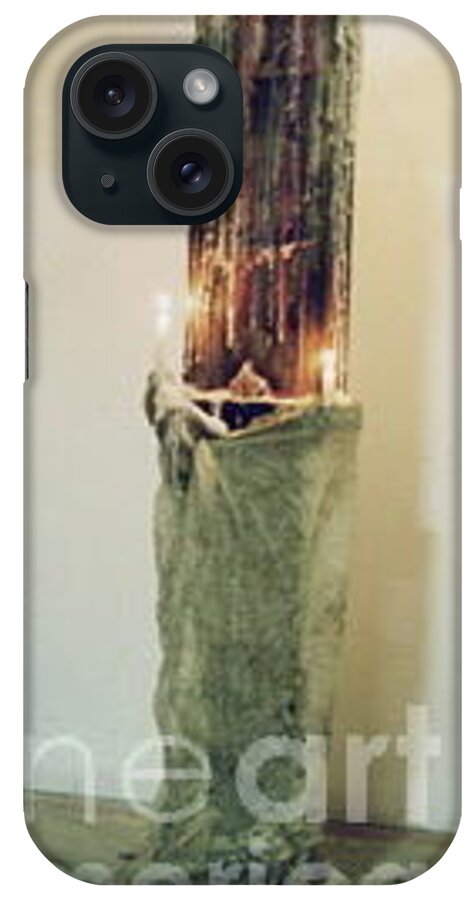  iPhone Case featuring the sculpture Alter space by M Bellavia