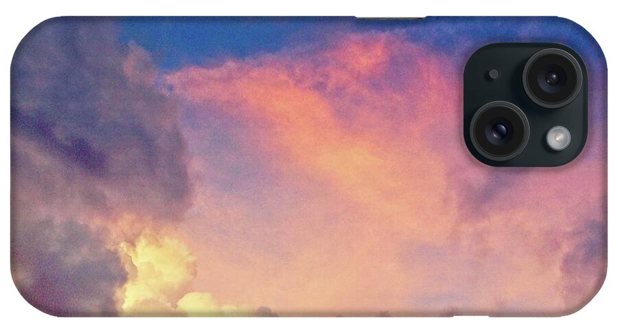 Pink iPhone Case featuring the photograph Majestic Sky by Carol Whaley Addassi