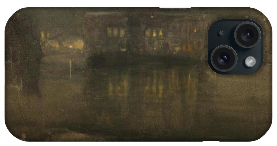 Amsterdam iPhone Case featuring the painting Amsterdam Nocturne by James McNeill Whistler