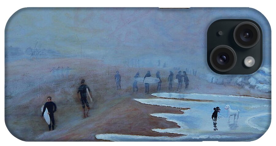 Virginia Beach iPhone Case featuring the painting Andrea in the Afternoon by Mike Kling