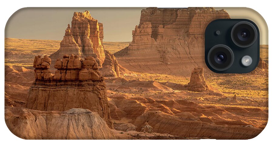 Goblin Valley iPhone Case featuring the photograph Hoodoos, Mesas, Towers and Spires - Goblin Valley by Eric Albright