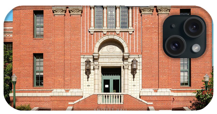 Commerce Hall iPhone Case featuring the photograph Anstett Hall - University of Oregon by Joseph S Giacalone