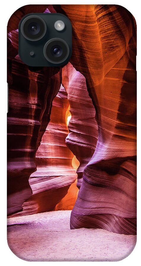 Antelope Canyon iPhone Case featuring the photograph Antelope Canyon, 3 Page, Utah by Louis Dallara