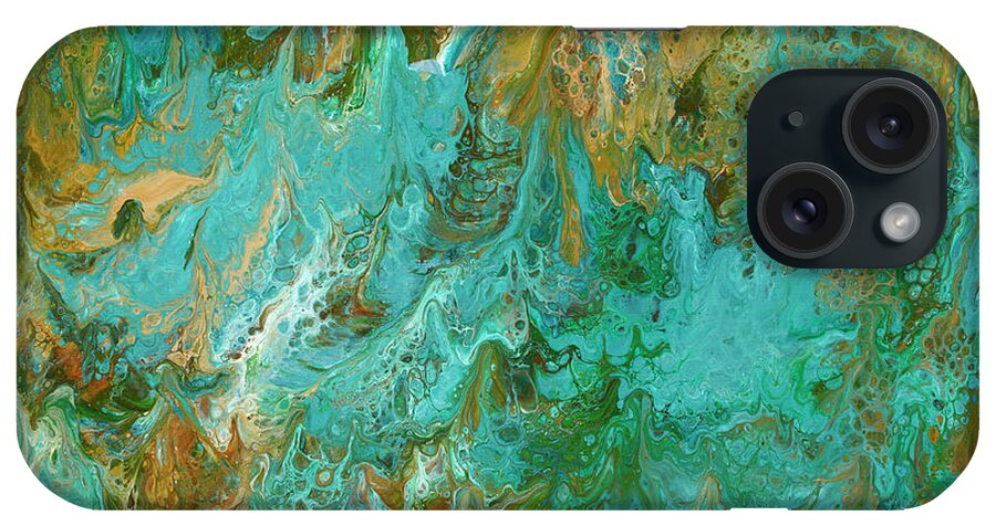 Sea And Sand iPhone Case featuring the painting Sea and Sand by Tessa Evette