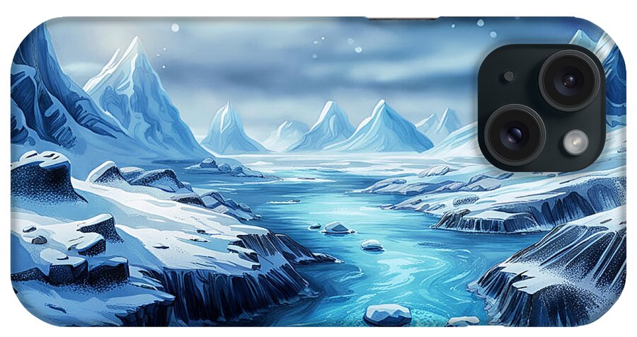 Ai iPhone 15 Case featuring the photograph Arctic Landscape by Cate Franklyn