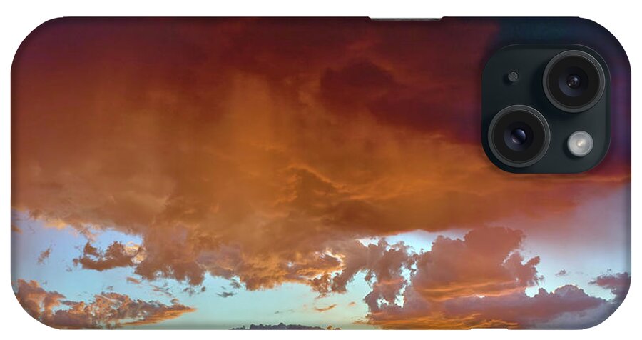 Arizona iPhone Case featuring the photograph Arizona Sunset Sky Fire by Chris Anson