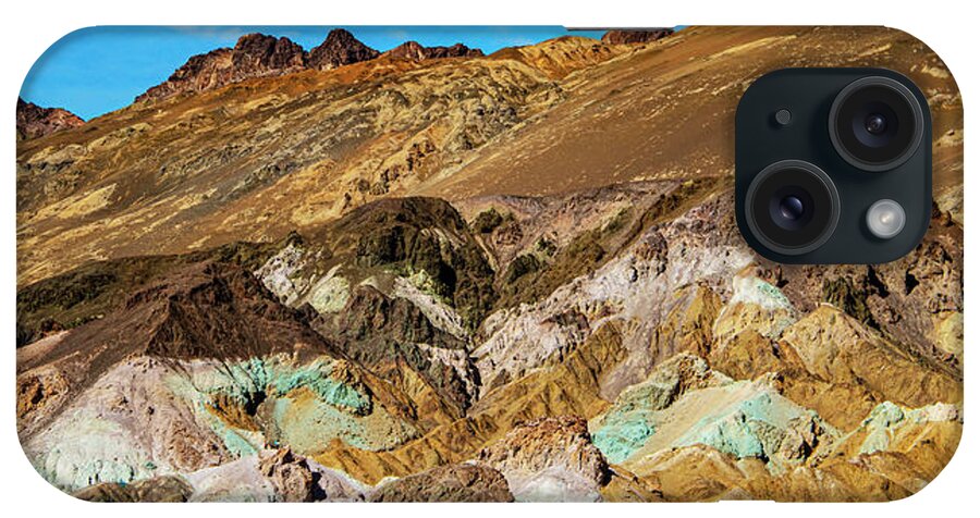 National Parks iPhone Case featuring the photograph Artist's Palette Death Valley by David Salter
