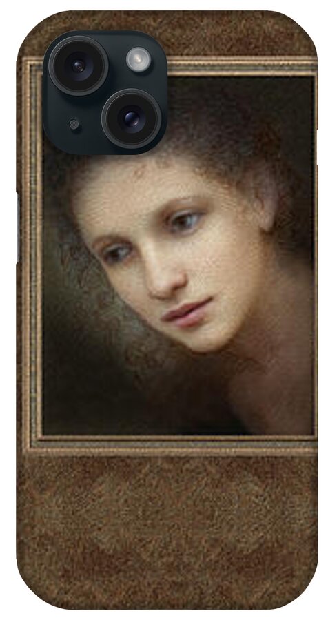 Spring iPhone Case featuring the pastel Spring Allegory by Kurt Wenner