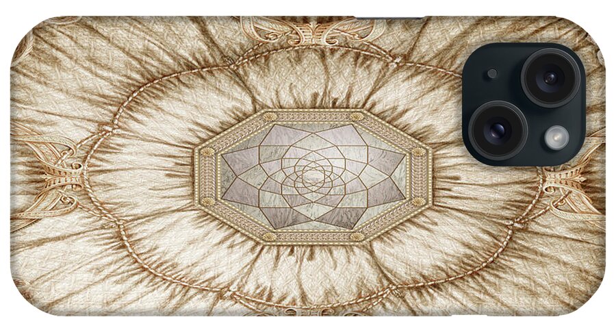 Drapery iPhone Case featuring the mixed media Draped Ceiling by Kurt Wenner