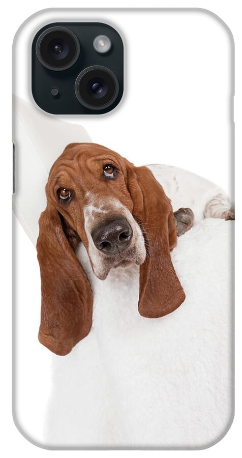 Dog iPhone Case featuring the photograph Basset Joy by Renee Spade Photography
