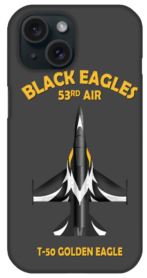 Black Eagles Aerobatic Team iPhone Case featuring the photograph Black Eagles Aerobatic Team by Mark Rogan