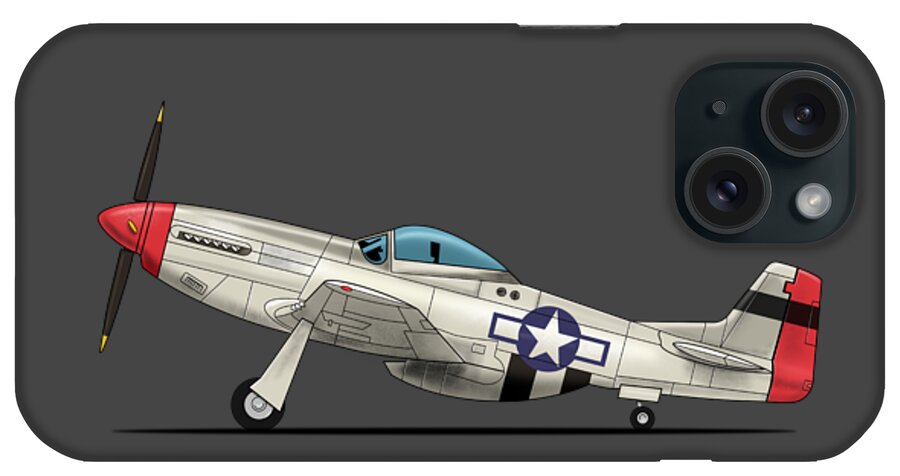 P-51d Mustang iPhone Case featuring the photograph The P-51D Mustang by Mark Rogan