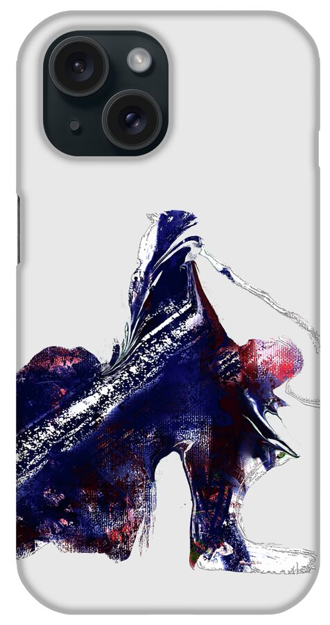 Flying Figure iPhone Case featuring the digital art Lifted by Marina Flournoy