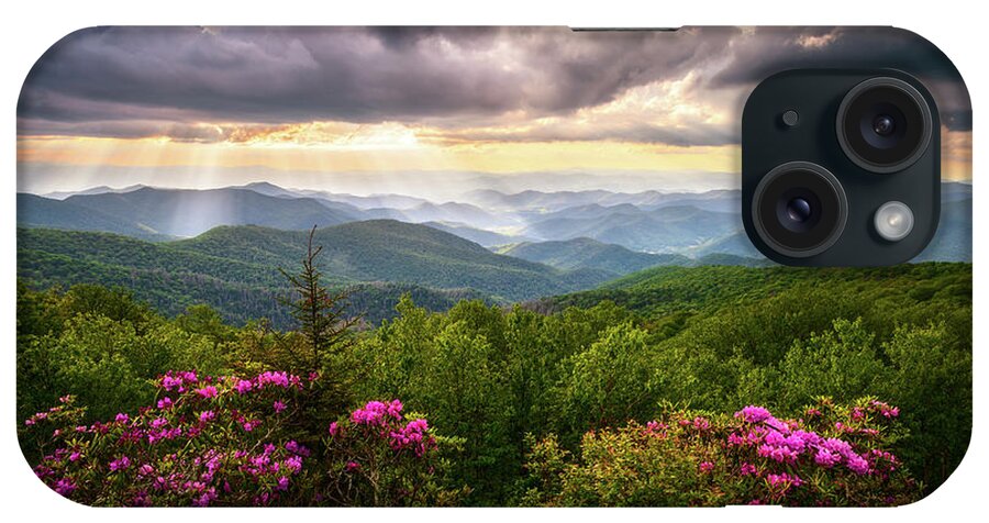 Asheville iPhone Case featuring the photograph Asheville NC Blue Ridge Parkway Scenic Landscape Photography by Dave Allen