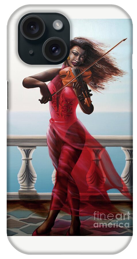 Portraits In Sounds iPhone Case featuring the painting At Sea by Clement Bryant