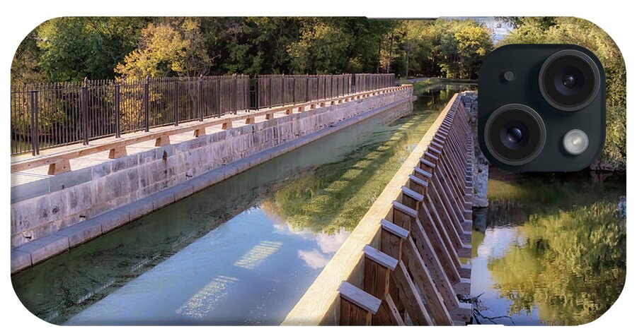 Aqueduct iPhone Case featuring the photograph Atop the Conococheague Aqueduct by Susan Rissi Tregoning