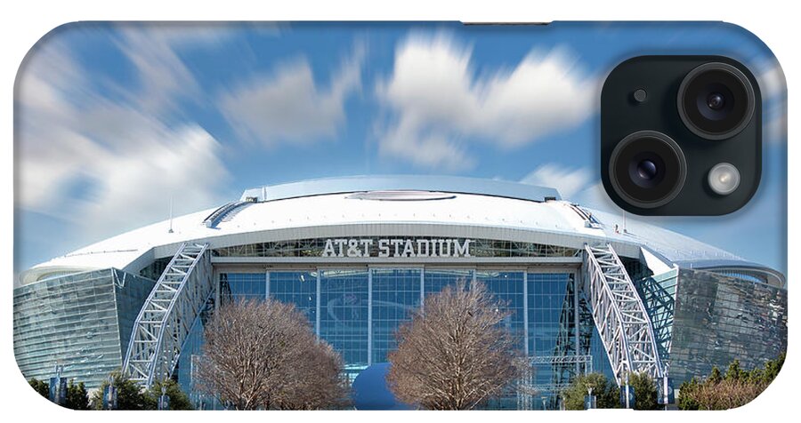 Att iPhone Case featuring the photograph ATT Stadium 5 by Ricky Barnard