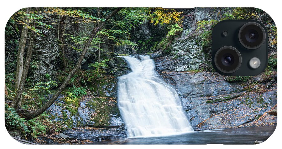 Waterfall iPhone Case featuring the photograph Autumn at Lower Indian Ladders by Ron Long Ltd Photography