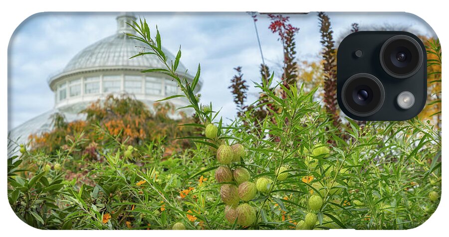 Bronx Botanical Gardens iPhone Case featuring the photograph Autumn at the Bronx Botanical Gardens by Cate Franklyn