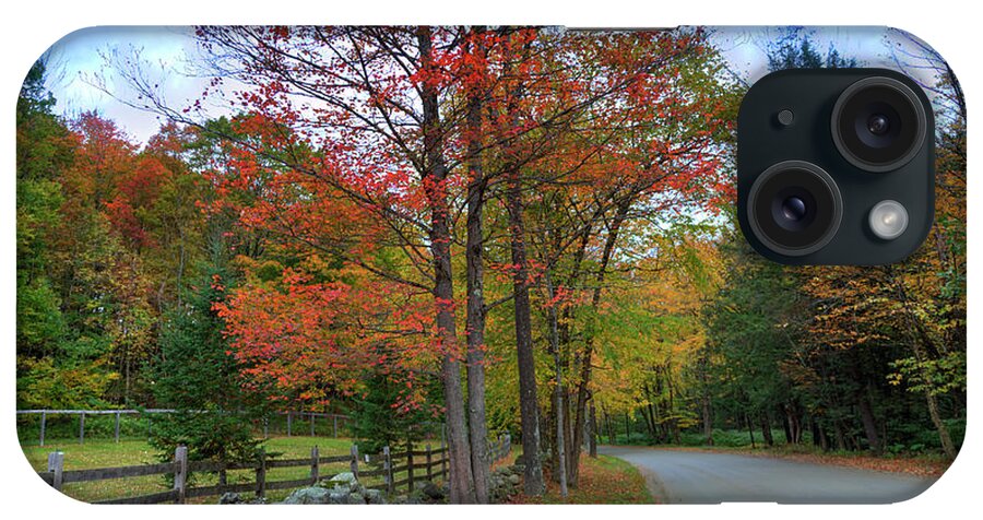 Fine Art iPhone Case featuring the photograph Autumn In Vermont by Robert Harris