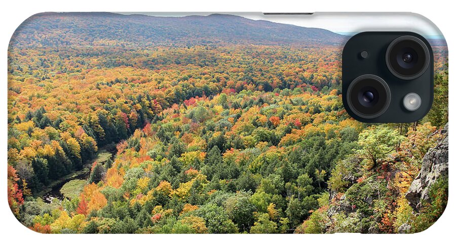 Porcupine Mountains Wilderness State Park iPhone Case featuring the photograph Autumn in the Porkies by Robert Carter