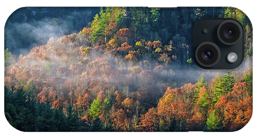 Autumn iPhone Case featuring the photograph Autumn Morning Mist by Monroe Payne