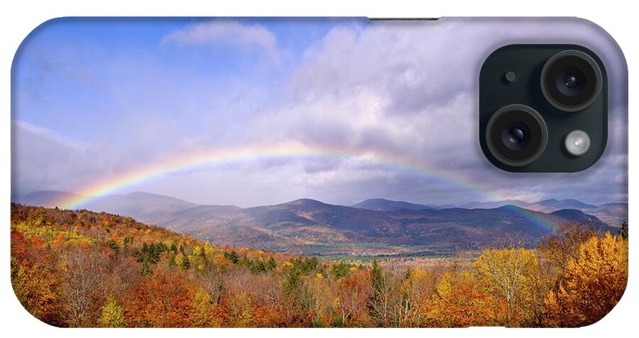 New Hampshire iPhone Case featuring the photograph Autumn Rainbow by Jeff Sinon