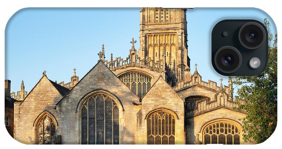 Cirencester iPhone Case featuring the photograph Autumn Sunrise Over Cirencester Church by Tim Gainey