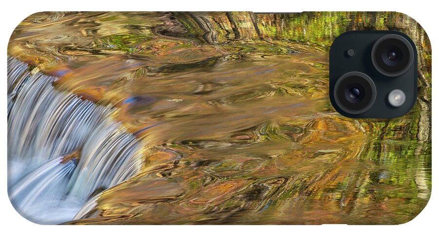 Autumn iPhone Case featuring the photograph Autumn Water Abstract by Cate Franklyn