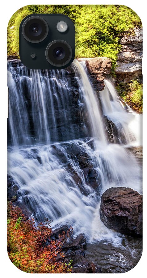 Fall iPhone Case featuring the photograph Autumn West Virginia Blackwater Falls 1 by Dan Carmichael