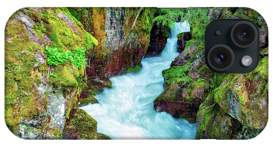 Avalanche Falls iPhone Case featuring the photograph Avalanche Falls by Larey McDaniel