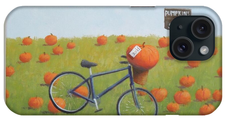 Bicycle iPhone Case featuring the painting Bad Choice by Phyllis Andrews