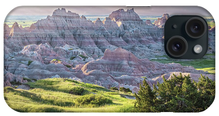 Badlands iPhone Case featuring the photograph Badlands National Park Early Morning II by Joan Carroll
