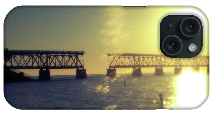Sunset iPhone Case featuring the photograph Bahia Honda Bridge Sunset by Carolyn Hutchins