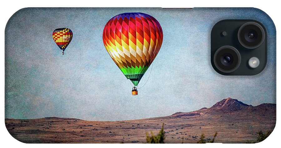 Albuquerque iPhone Case featuring the photograph Balloons Over the Rio Grande Valley by Michael McKenney