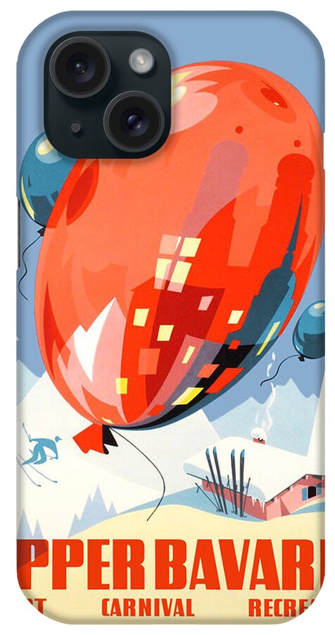 Balloons iPhone Case featuring the digital art Balloons Over Upper Bavaria by Long Shot