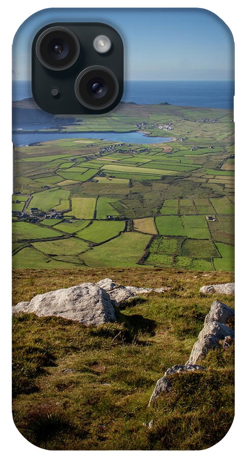 Teeravane iPhone Case featuring the photograph Ballyferriter From Above II by Mark Callanan