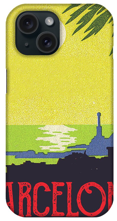 Barcelona iPhone Case featuring the digital art Barcelona by Long Shot