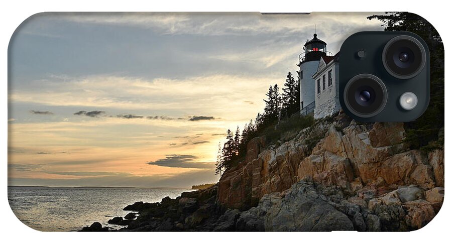 Acadia National Park iPhone Case featuring the photograph Bass Harbor Head Lighthouse by Steve Brown